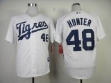 Detroit Tigers #48 Torii Hunter White MLB Baseball Jerseys