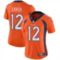 women Denver Broncos #12 Lynch Nike orange Color Rush Limited Jerseys