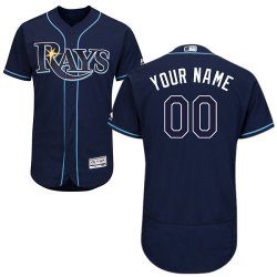 Custom Tampa Bay Rays dark blue Flexbase Authentic Collection Jersey