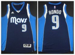 Dallas Mavericks #9 Rajon Rondo dark blue Swingman nba jerseys