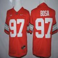 Ohio State Buckeyes #97 Joey Bosa Red Football Playoff National Championship Diamond Red Jerseys