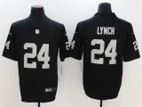 Oakland Raiders #24 Marshawn Lynch nike black Color Rush Limited Jersey