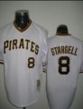 Mlb Pittsburgh Pirates #8 Stargel white jerseys