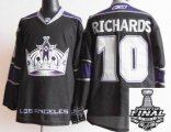 2014 stanley cup LOS ANGELES KINGS 10 RICHARDS NHL Jersey black