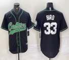 Nike Boston Celtics #33 Larry Bird black NBA Basketball jerseys Joint name-BD