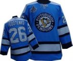 Pittsburgh Penguins #26 Ruslan Fedotenko Blue Jersey