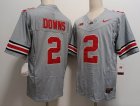 Ohio State Buckeyes #2 Caleb Downs gray NCAA college jerseys