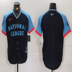 National League blank Nike Navy 2024 MLB All-Star Game Limited Player Jersey