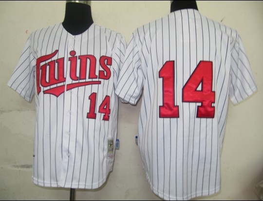 Minnesota Twins 14 Hrbek White mlb jersey