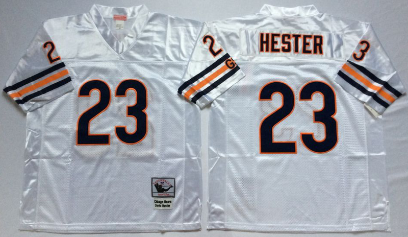 Chicago Bears #23 Devin Hester throwback White NFL Jersey