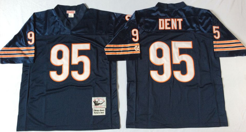 Chicago Bears #95 Richard Dent Throwback Blue NFL Jerseys