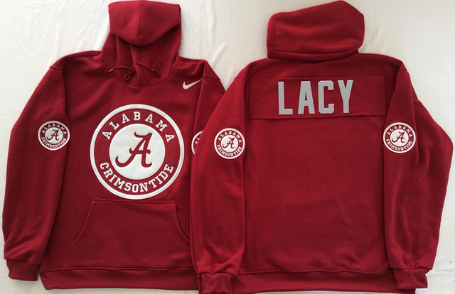 Alabama Crimson Tide Red LACY NCAA Hooded Sweatshirt