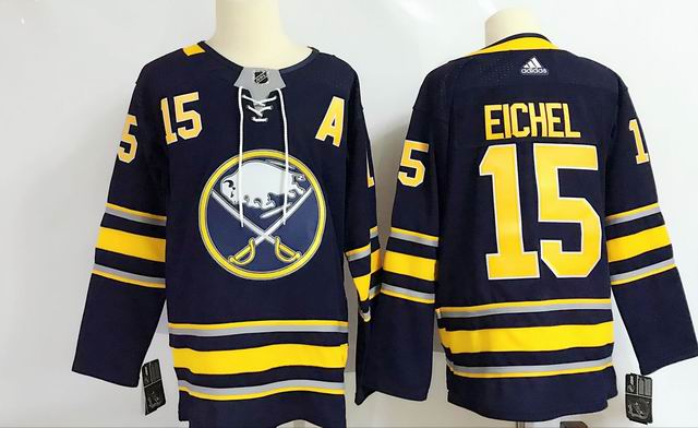 Adidas Buffalo Sabres #15 Jack Eichel dark blue hockey jersey