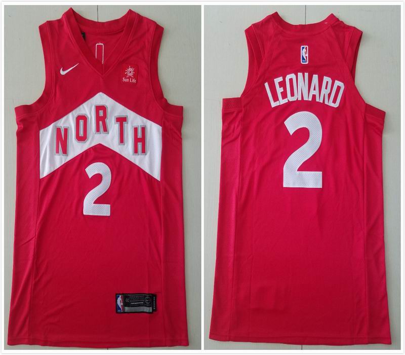 Nike North Toronto Raptors #2 Kawhi Leonard red Stitched NBA Jerseys-TY